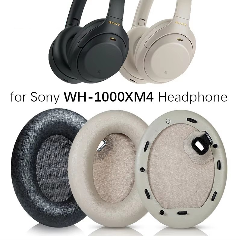 Sony Headphone Wh-1000Xm4 - 交換用イヤーパッドクッション Sony WH-1000XM4 ヘッドフォンソフト低反発パッド Sony 1000