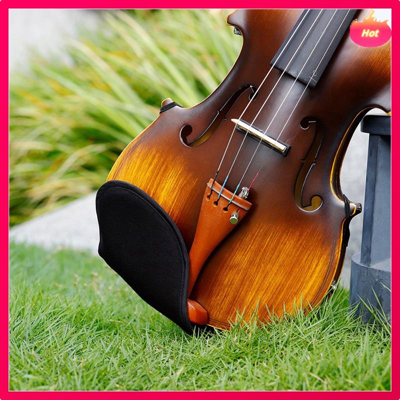 Violin Shoulder Rest - マルチ 1 ピースバイオリンフランネル肩当て純粋な綿快適なパッド入りバイオリンアクセサリー