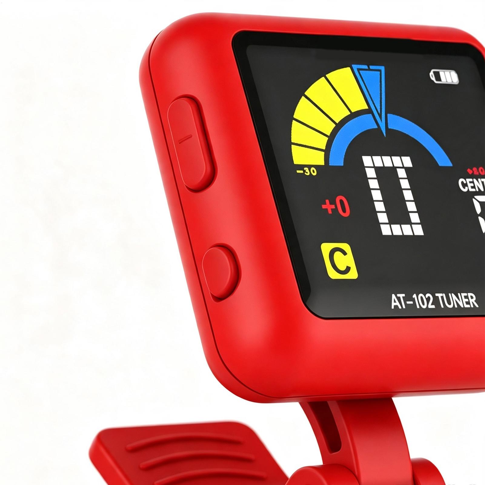 ギターチューナークリップ 充電式 高感度LCDディスプレイツ - Guitar Tuner Clip のレビューと価格