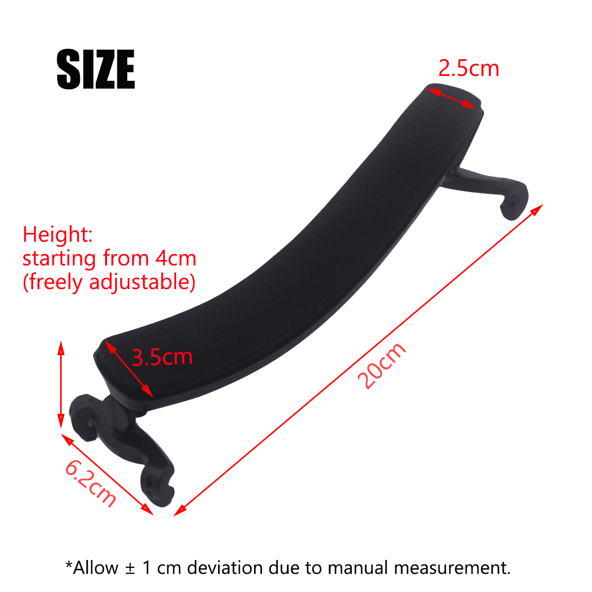 Miwayer 調節可能なバイオリン肩当て – 4/4-3/ - Violin Shoulder Rest のレビューと価格