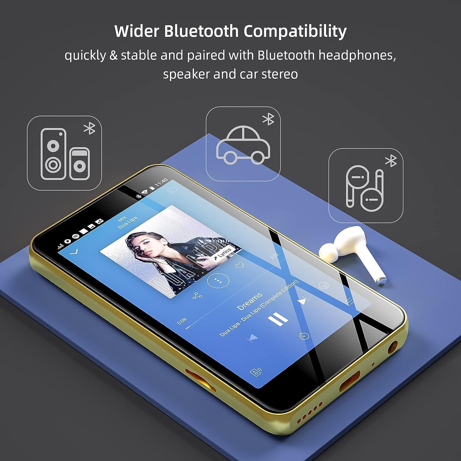 MP4/MP3プレーヤー Bluetoothスピーカー、Sp - Audio Music Spotify のレビューと価格