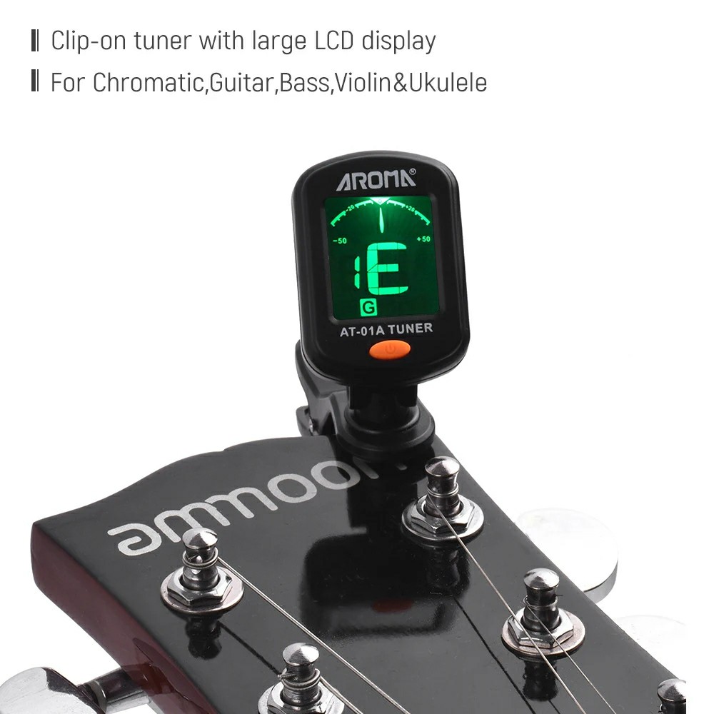 IRIN ギターチューナー AT-01A/101 折りたたみ - Guitar Tuner Clip のレビューと価格