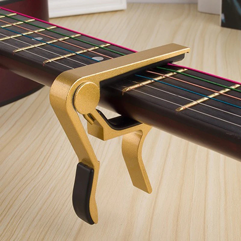 1/2 個高品質ギターカポ複数の色が利用可能ギタートーン調整 - Guitar Tuner Clip のレビューと価格