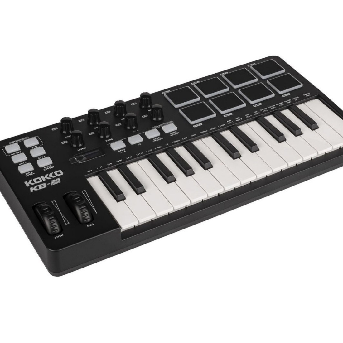 25鍵MIDIコントローラーキーボード、ポータブル音楽制作パ - Midi Controller Pad のレビューと価格