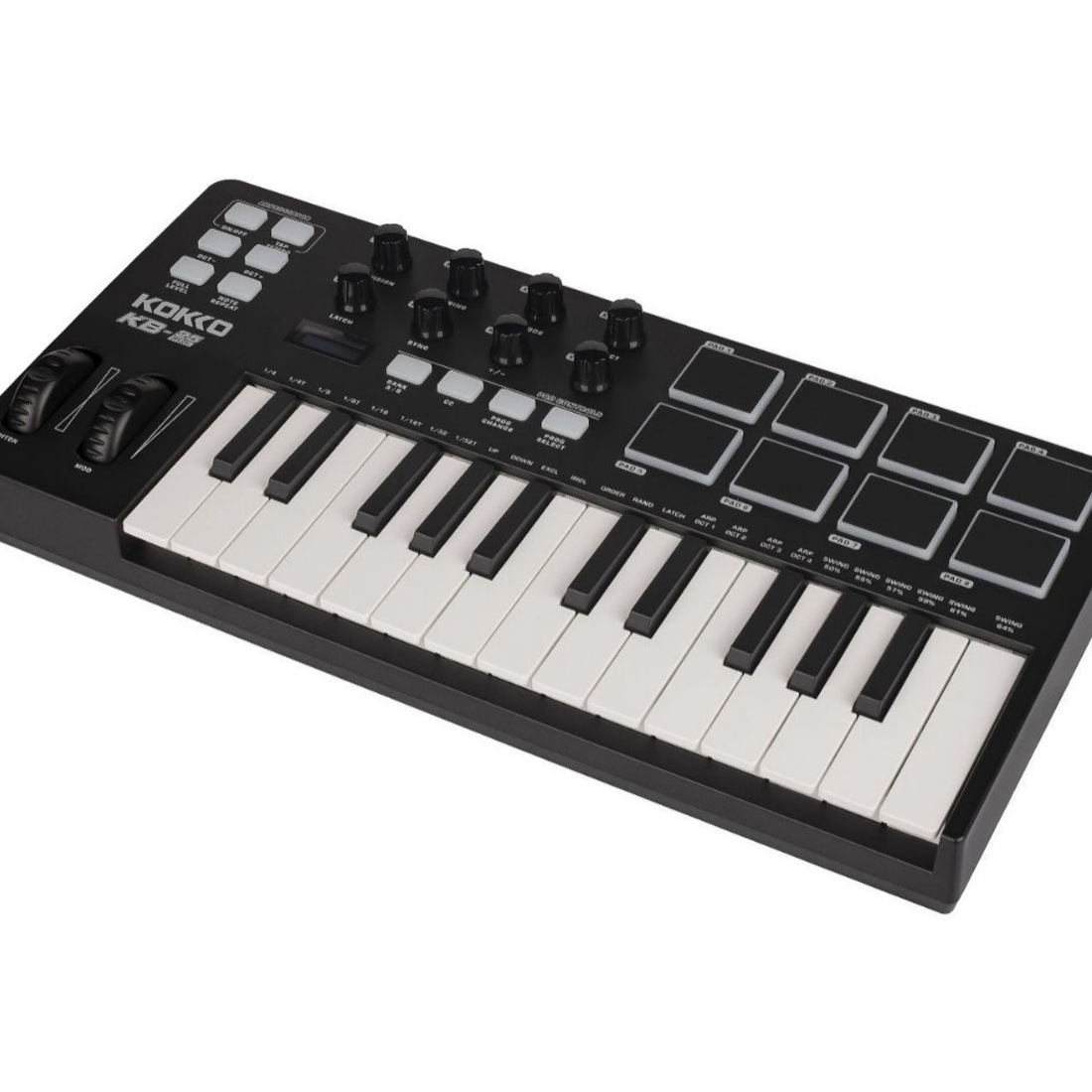 25鍵MIDIコントローラーキーボード、ポータブル音楽制作パ - Midi Controller Pad のレビューと価格
