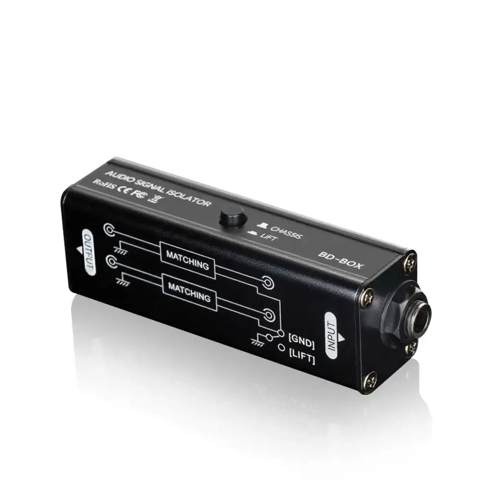 ポータブル 6.35 ミリメートル AUX グランドループア - Audio Music Isolator のレビューと価格