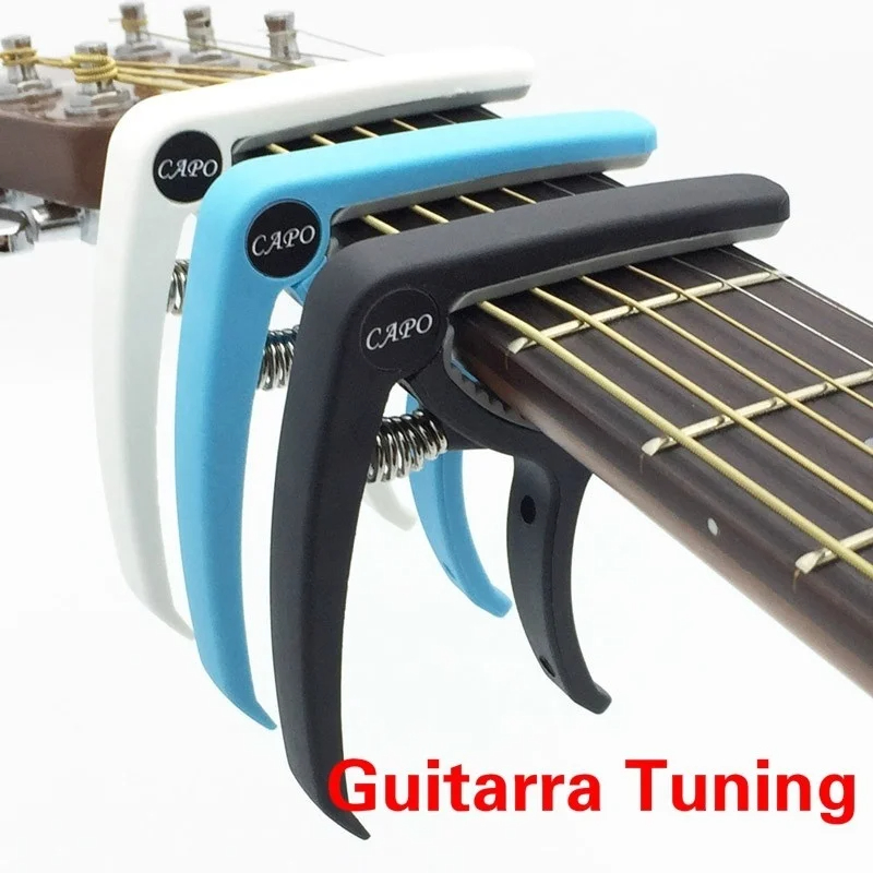 プラスチックギターカポ 6 弦アコースティッククラシックエレ - Guitar Tuner Clip のレビューと価格