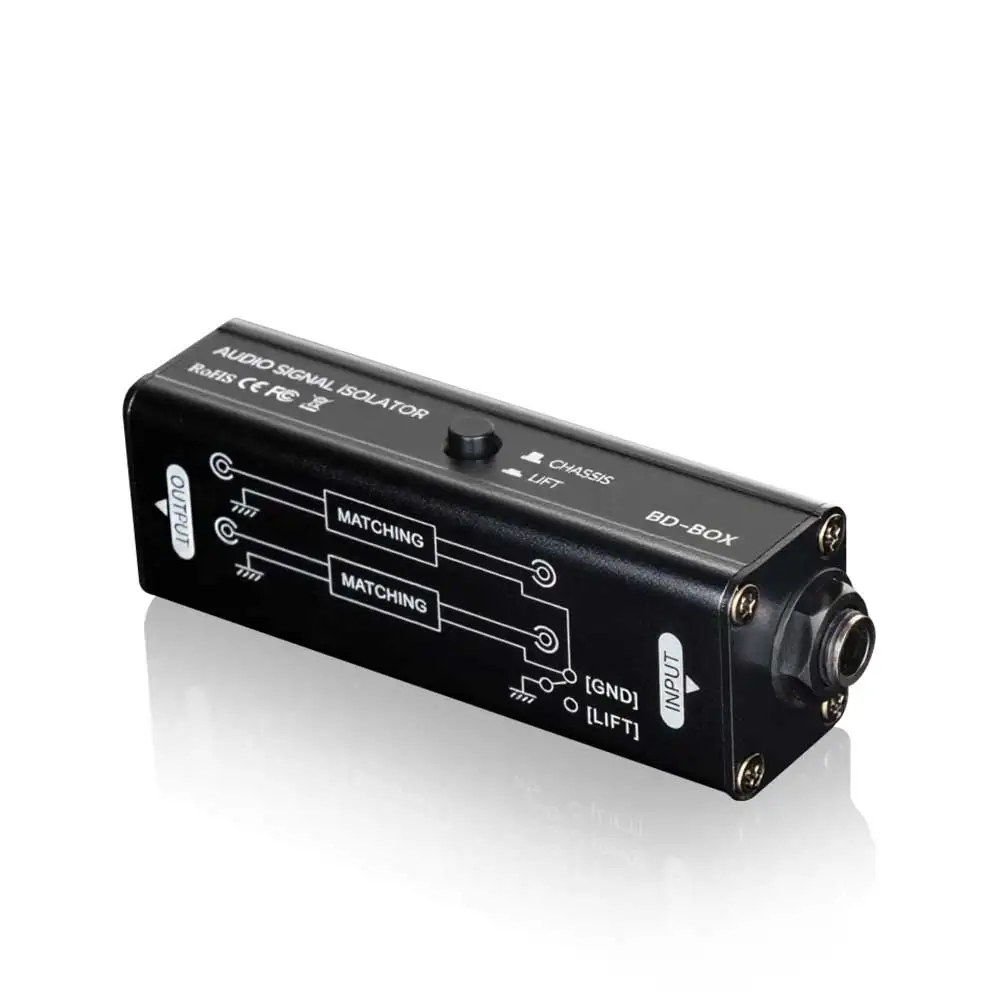 ポータブル 6.35 ミリメートル AUX グランドループア - Audio Music Isolator のレビューと価格
