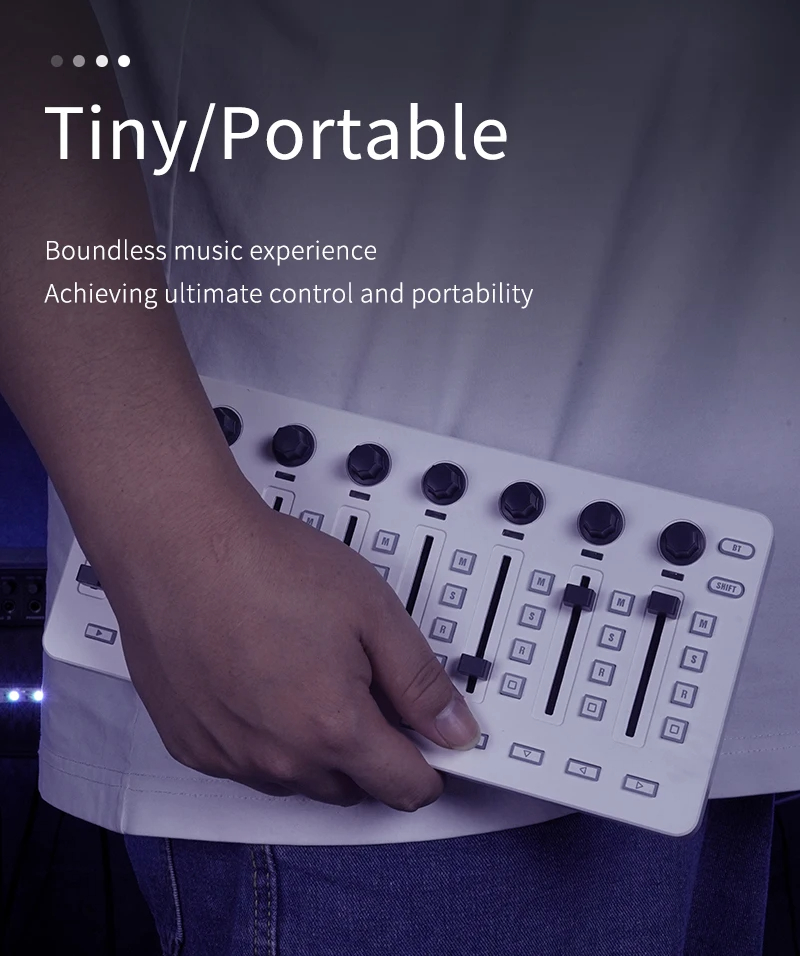 M-VAVE SMCミキサー ワイヤレスMIDIコントローラ - Midi Controller Pad のレビューと価格