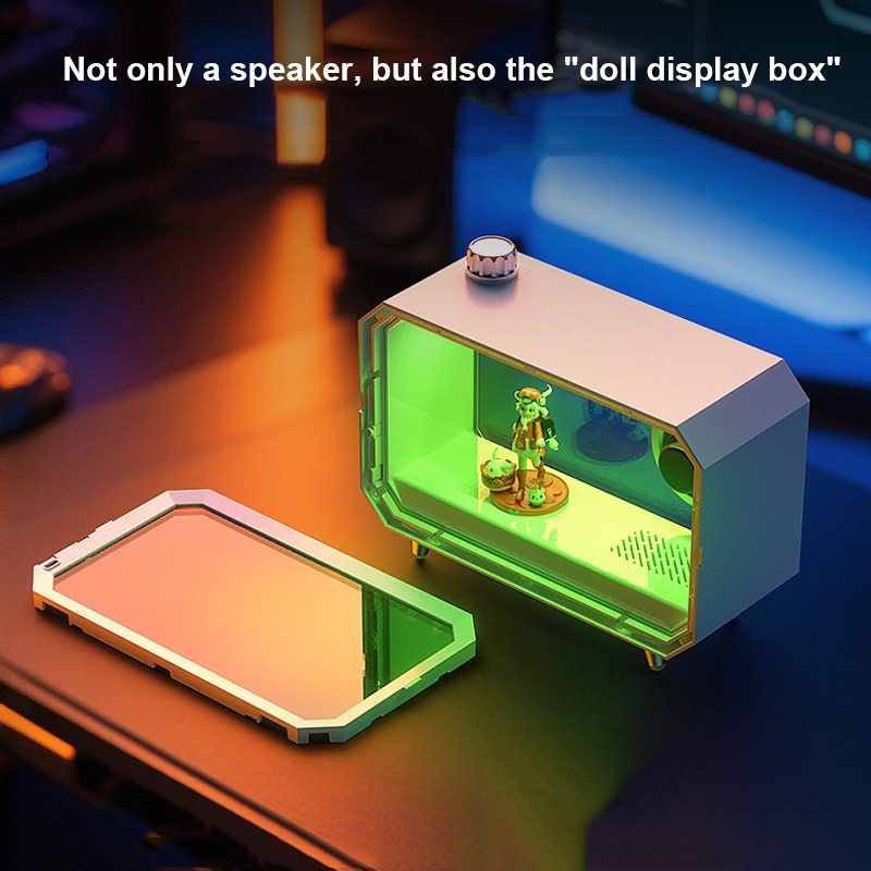 DIY 透明 Bluetooth スピーカー RGB カラフ - Audio Music Spotify のレビューと価格