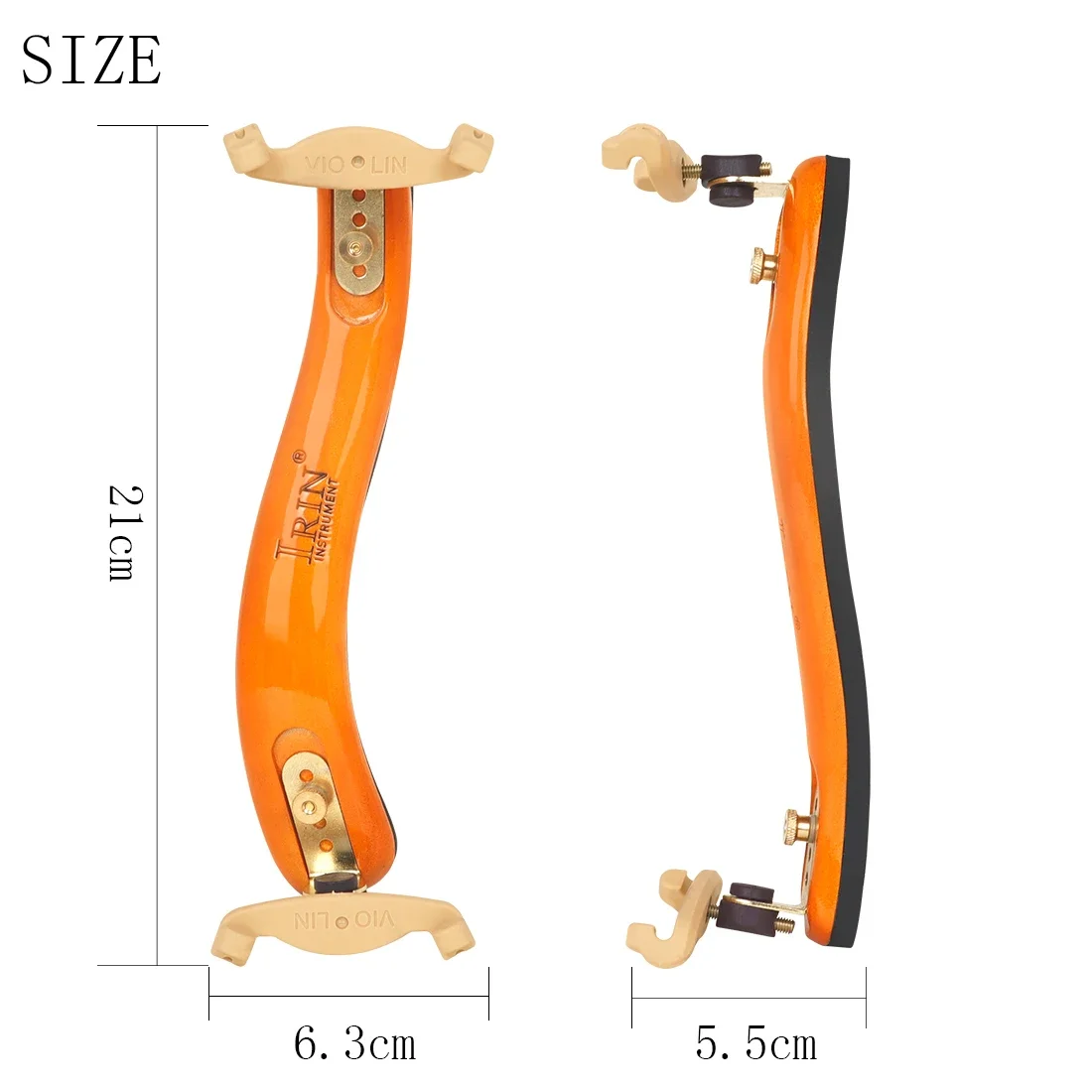 IRIN 3/4 4/4 バイオリン肩当て調節可能なメープル - Violin Shoulder Rest のレビューと価格