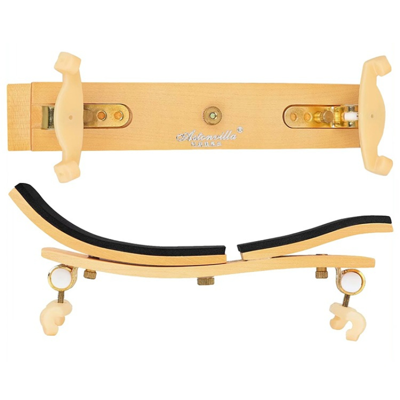 4/4 バイオリン肩当て木製調節可能なバイオリン肩当て安定し - Violin Shoulder Rest のレビューと価格