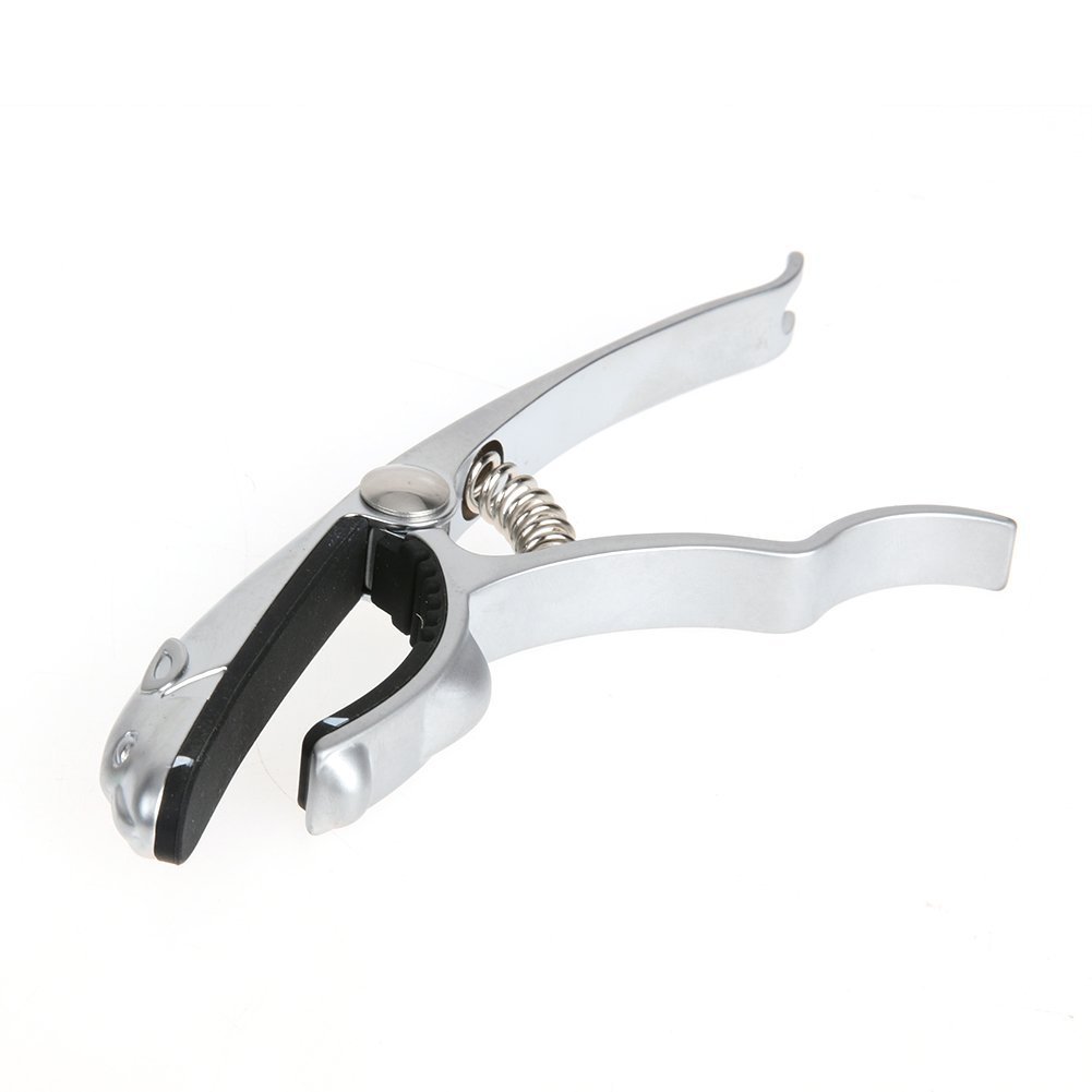 プロフェッショナルメタルギターカポアルミ合金クランプキートリ - Guitar Tuner Clip のレビューと価格