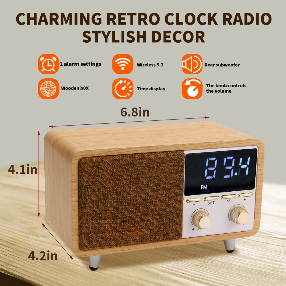 RD-X9 多機能FMラジオ レトロBluetoothスピー - Audio Music Spotify のレビューと価格
