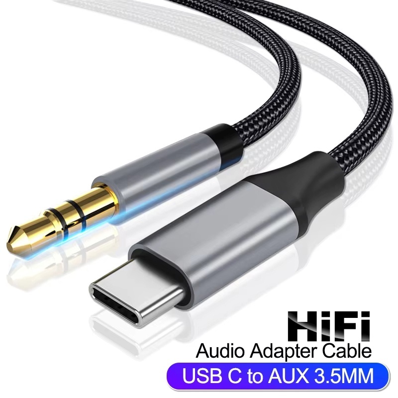 USB C - 3.5mm AUXオーディオアダプター タイ - Audio Music Isolator のレビューと価格