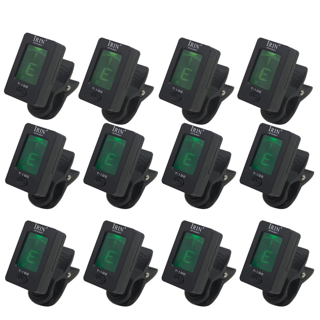IRIN ギターチューナー T-100 デジタルクリップオン - Guitar Tuner Clip のレビューと価格