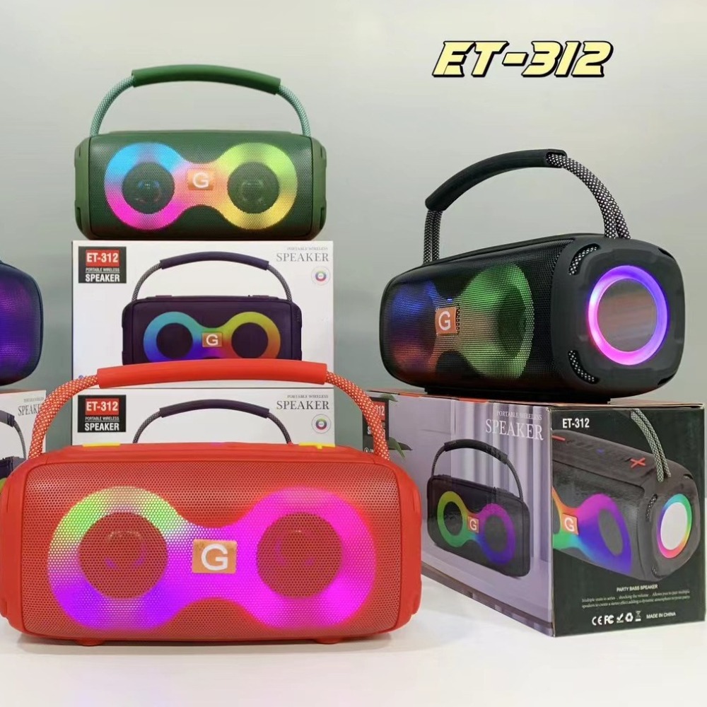 ET-312 Bluetoothスピーカー ポータブルハンド - Audio Music Spotify のレビューと価格